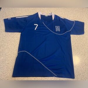 Kids Greece Football/Soccer Shirt / Samaras #7 - Size Kids XXL